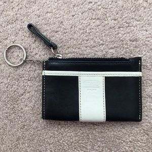 Coach Leather Keychain ID Card/Coin Holder